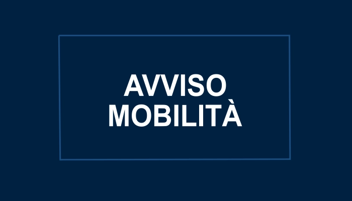 Avviso di mobilità volontaria ex art. 30 d.lgs 165/2001 per la copertura a tempo pieno e indeterminato di n. 1 posto di funzionario tecnico - area dei funzionari e dellelevata qualificazione, con possibile conferimento di incarico di elevata qualificazione - per il servizio tecnico-urbanistico