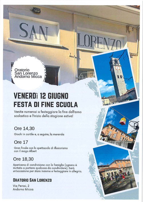 Festa di fine scuola