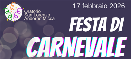 Festa di Carnevale in oratorio